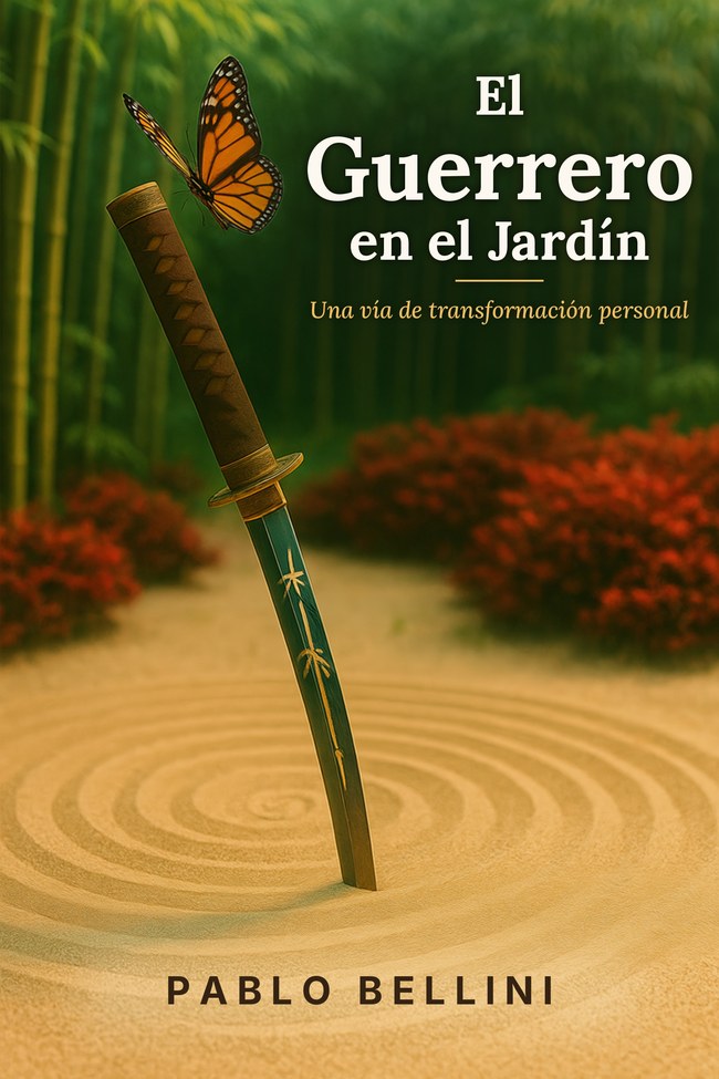 Portada de El Guerrero en el Jardín, de Pablo Bellini